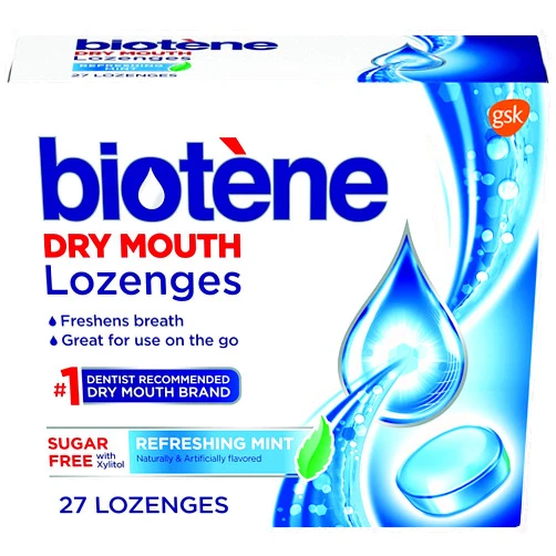 Biotène Biotene, Dry Mouth Lozenges, Refreshing Mint, 27 Count (Pack of 1)