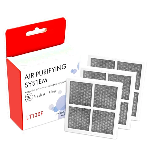 Funmit LT120F Refrigerator Air Filter Replacement for LG LT120F Kenmore Elite 46-9918 469918 9918 Replaces ADQ73214402 ADQ73214403 ADQ73214404-3 Pack