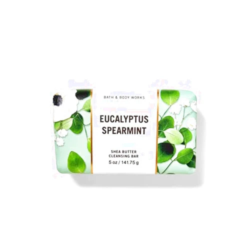 Bath & Body Works Bath and Body Works Eucalyptus Spearmint Shea Butter (5 oz / 141 g) Cleansing Bar