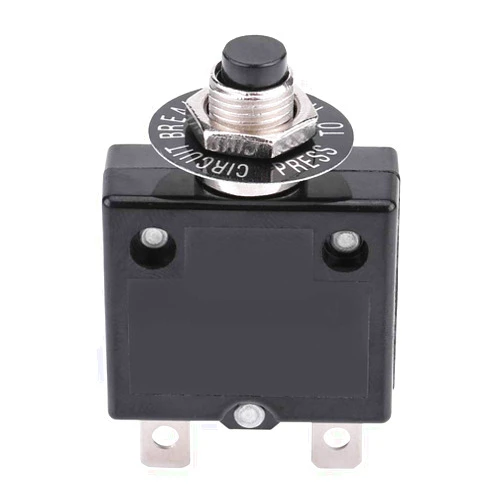 Tiiyee Thermal Circuit Breaker, 15A Thermal Overload Switch Protector Manual Reset Circuit Breaker DC Push Button Circuit Breaker Switch Kit for Automotive Marine (18A)