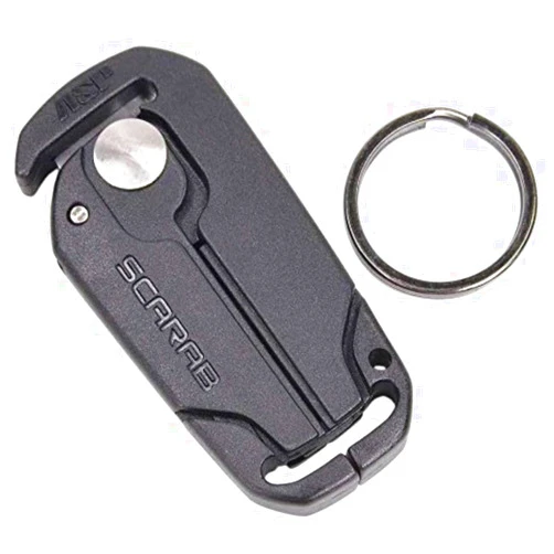 ASP Scarab Cutter for Tri-Fold Restraints, Clippers for Safe Removal of Disposable Cuffs, Compact Safety Blade for Removing Bands and Medical Bracelets