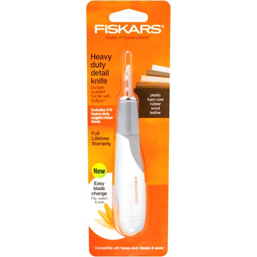 Fiskars School, Office and Craft Division Fiskars 165100-1001 Heavy-Duty Easy Change Detail Knife #19 Blade, w