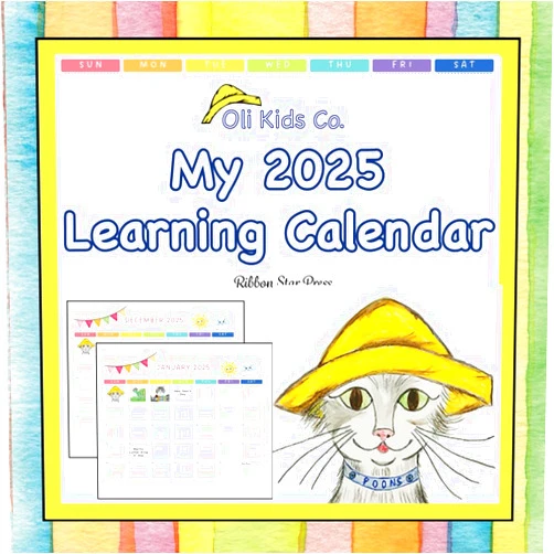 Next Door Creations LLC,Lauryn Alyssa Wendus,Lois Wendus My 2025 Learning Calendar