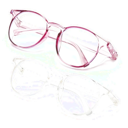 Outray 2 Pairs Anti Fog Safety Goggles Protective Glasses Blue Light Blocking Eyeglasses for Men Women