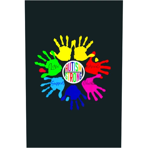Ross Andrew Evans Autism Awareness Sign Language Hand Puzzle Support: Lined Paper notebook , 6x9, 120p