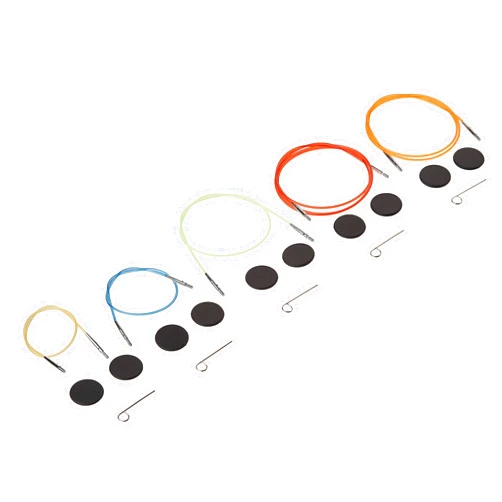 Knitter's Pride Knitters Pride Interchangeable Color Cord Variety Pack - All 5 Sizes, 16, 20, 24, 32, 40