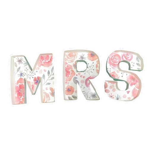 Pop Fizz Designs Charcuterie Board Letters I Baby or Bridal Shower Food Trays I Decorations Cardboard Letters for Charcuterie I Food Display Fillable Letters (MRS)
