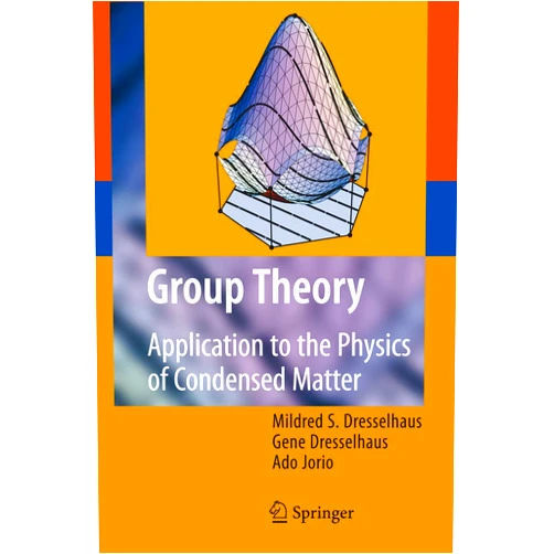 Mildred S. Dresselhaus,Gene Dresselhaus,Ado Jorio Group Theory: Application to the Physics of Condensed Matter