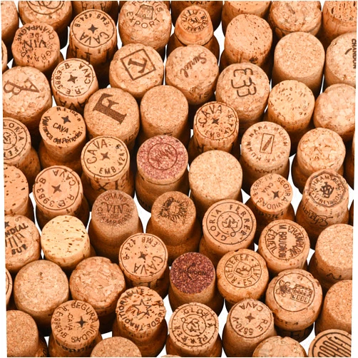 Rupert and Jeoffrey's Trading Co. Recycled Champagne & Sparkling Wine Corks for Crafting (500)