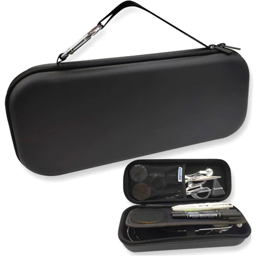 BAIWOVIS Stethoscope Case for 3M Littmann Stethoscope and for MDF Stethoscopes, Nursing Stethoscope Bag Holder for Nurse Essentials for Work, Medical Assistant Accessories, Stethoscope Accessories, Black