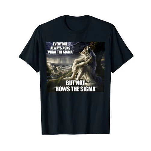 Funny Meme What The Sigma? Meme Saying Quote Hows The Sigma T-Shirt
