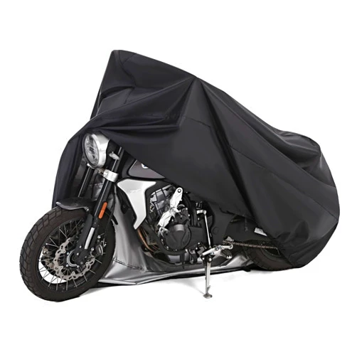 Hanmir Motorcycle Cover All Season Universal Weather Waterproof Motorbike Cover with Lock-Holes & Storage Bag XXL Motorcycles Vehicle Cover for Harley Davidson, Honda, Suzuki, Kawasaki, Yamaha