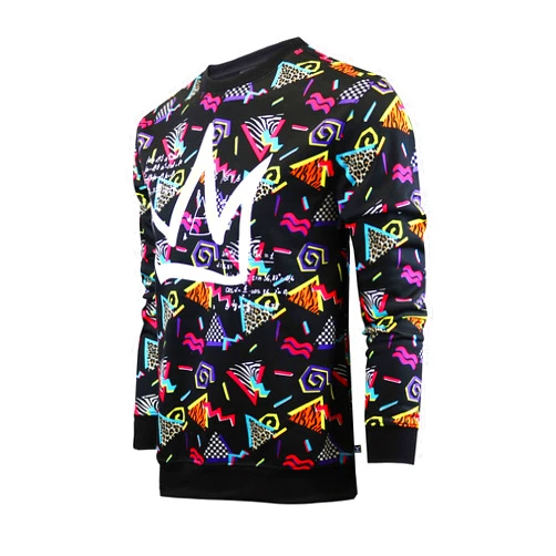 SCREENSHOT CREWNECK 9102 Mens Urban Hip Hop Premium Fleece - Pullover Activewear Street Fashion Crew Neack Sweatshirt