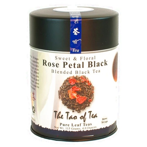 The Tao of Tea Rose Petal Black Tea, Loose Leaf, 4 Oz