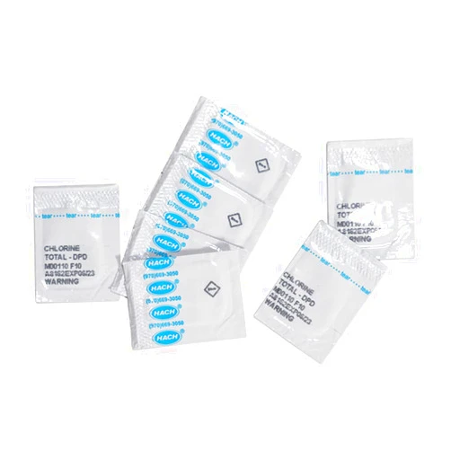 Hach 2105669 DPD Total Chlorine Reagent Powder Pillows, 10 mL, (Pack of 100)