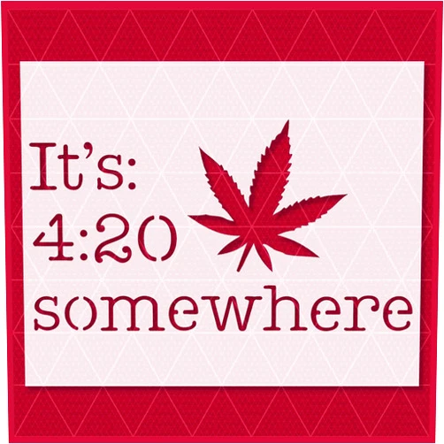 Lazy Stencils Weed Leaf Stencil - Reusable for Painting Crafts and Decor - 10 mil Mylar (6