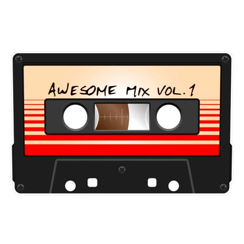 CNW Studio Awesome Mix Vol. 1 Vinyl Waterproof Sticker Decal Car Laptop Wall Window Bumper Sticker 5