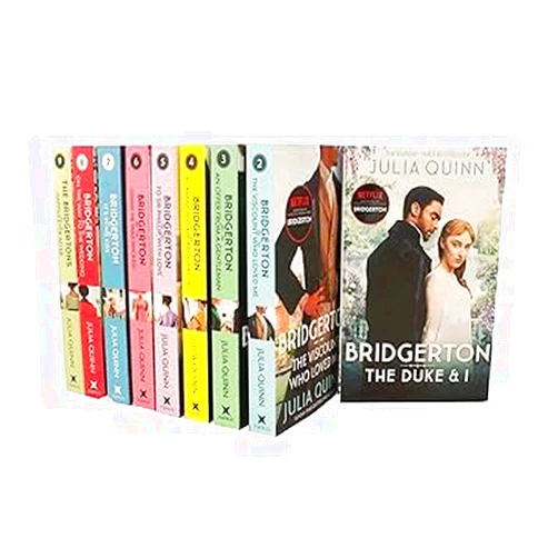By Julia Quinn (Author) Bridgerton Family Series Collection 1-9 Books Set