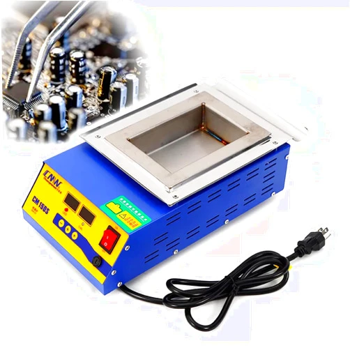 TQSHOoP Solder Pot, CM-150S 400°C Max Lead-free Soldering Station Lead-Free Tin Stove Solder Soldering Pot 5.7KG Capacity