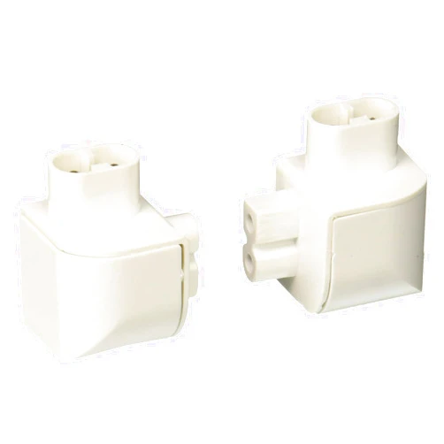 DALS Lighting 6000-ACCLR Kit of Left and Right L connectors for PowerLED Linears, Black