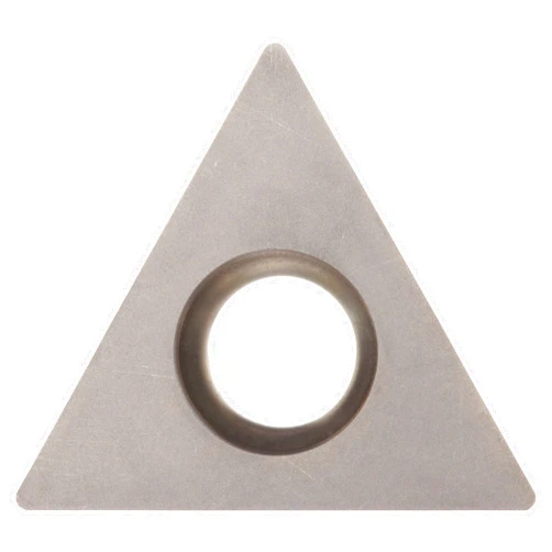 Sandvik Coromant T-Max U Carbide Turning Insert, TCMW, Triangle, Flat Top Chipbreaker, H13A Grade, Uncoated, TCMW 2(1.5)1, 1/4