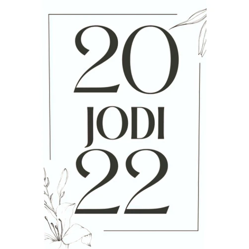 SaJodi Demsey Jodi: 2022 Notebook - Personalised Diary with Name Jodi Organizer - Set Goals & Get Stuff Done