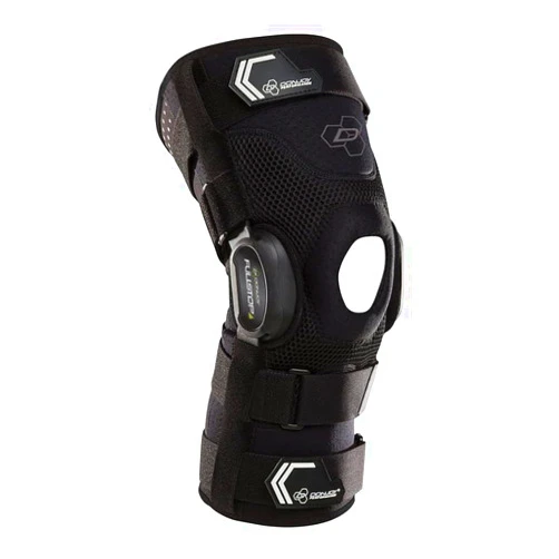 DonJoy Performance Bionic Fullstop ACL Knee Brace – 4 Points of Leverage Hinged Knee Support for Ligament Protection, Injuries, Prevent Knee Hyperextension for Football, Soccer, Lacrosse, Contact Sports