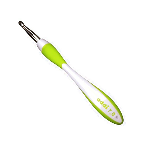 Addi Swing Crochet Hook, Light Green 7mm