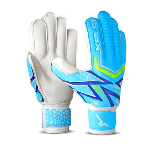 Kalci Goalie Gloves for Youth & Adults, Goalkeeper Gloves for Kids with Finger Protection, Thick Latex Foam Padding Soccer Gloves for Men and Women, Junior Keeper Football Gloves for Training and Match