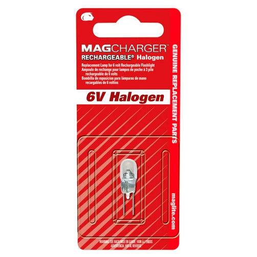 Maglite Replacement Halogen Lamp for MagCharger Flashlight, 1 pk - LR00001