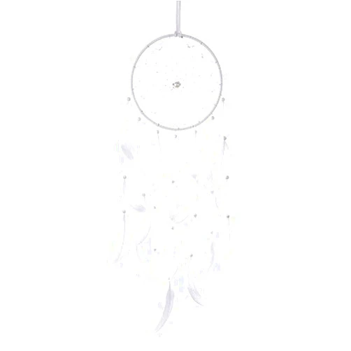 Generic Wall Stickers Colorful True Feather Dream Catcher Lights Up Creative Dreamcatcher Girls Practical Special Birthday Gifts Home Decoration (Color : A)