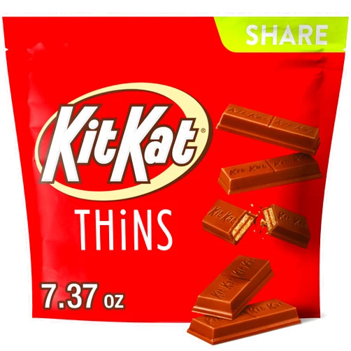 KIT KAT THiNS Milk Chocolate Wafer Candy Share Pack, 7.37 oz