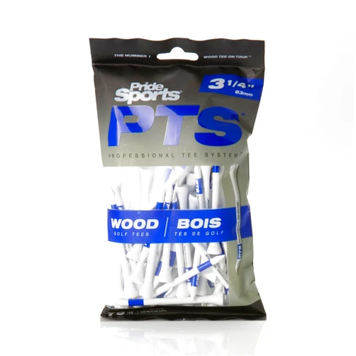 Pride Golf Tee Pride Professional Tee System Standard 75 Count, White