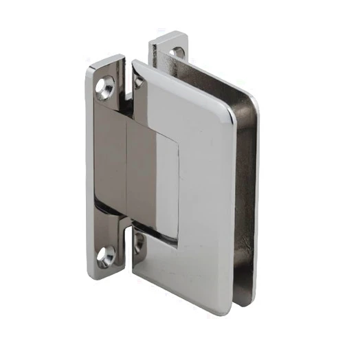CRL C.R. LAURENCE P1N037PN CRL Polished Nickel Pinnacle 037 Series Wall Mount Full Back Plate Standard H