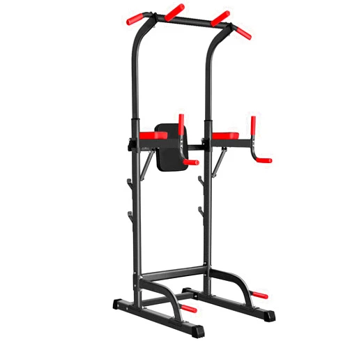 K KiNGKANG Power Tower Dip Station, Pull Up Bar Station & Multi-Function Gym Equipment For Home Strength Training Adujustable Height Up to 85.5