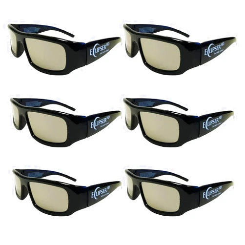 American Paper Optics (6-Pack The Eclipser HD Plastic Solar Glasses And Eclipser Case - ISO Approved - Made in the USA (Eclipser HD and Get Eclipsed) Solar Eclipse Glasses