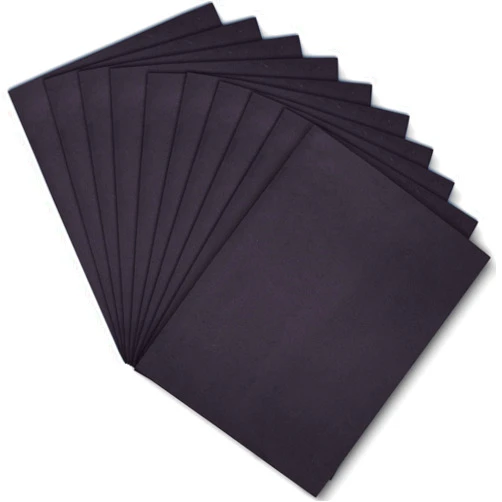 ACTIVITYya Black EVA Foam Sheets, 9 x 12 Inch, 2mm Thick Handicraft Foam Paper for Arts and Crafts, by ACTIVITYya - 10 Sheets