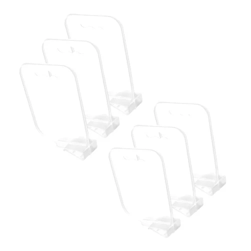 OFXDD Fridge Divider 6 Pcs - Plastic Refrigerator Dividers Expandable - Adjustable Refrigerator Shelf Dividers, for Storage Food, Clear