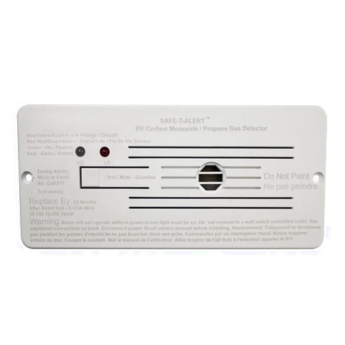 MTI 603.111 Safe-T-Alert Industries 35-742-WT Dual LP/CO Alarm - 12V, 35 Series Flush Mount, White, 