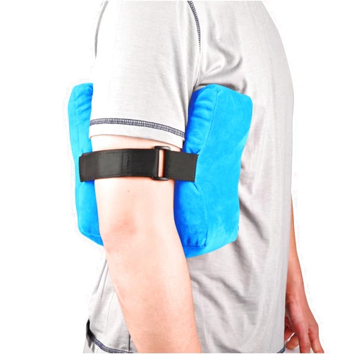 Sajeure Shoulder Pillow for Shoulder Pain Side Sleeper - Rotator Cuff Pillow for Shoulder Pain Relief, Post Shoulder Surgery Pillow, Shoulder Pillow for Sleeping, Arm Support Pillow After Surgery, Blue