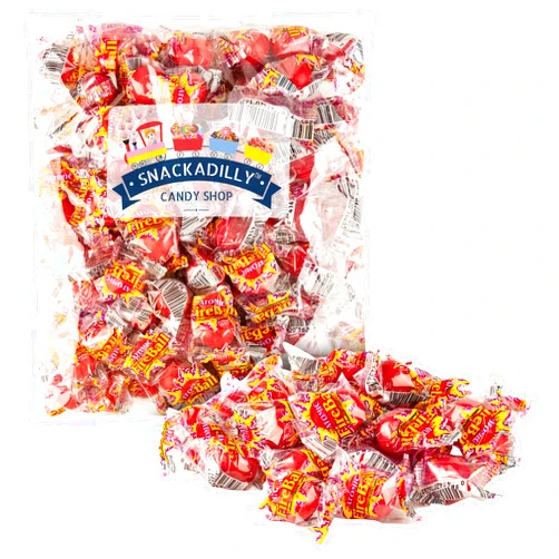 Snackadilly Atomic Fireballs Bulk 3 Pound Bag - Medium Size hot Fireballs - Red Hot Cinnamon Candy Balls - Wrapped Candy Packed by Snackadilly Cinnamon 3 Cent