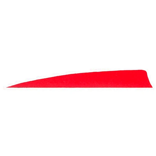 Gateway Shield Cut Feathers Red 5 in. RW 50 pk.