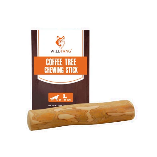 Wildfang® Chewing Root Made of Coffee Wood for Dogs, Chewing Stick Dog Toy Wooden Bone, Chewing Muscle Training, Natural Chewing Wood for Dogs