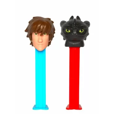 PEZ Candy Pez How To Train Your Dragon Candy Dispenser Set – Hiccup and Toothless The Dragon Pez Dispenser with Candy Refills | Dragon Party Favors, Grab Bags