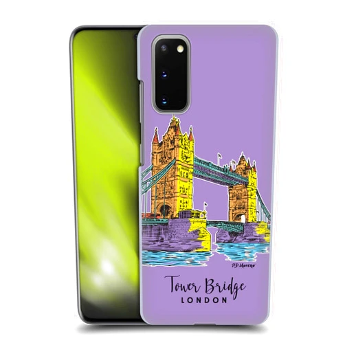 Head Case Designs Officially Licensed P.D. Moreno Tower Bridge London City Sketches Hard Back Case Compatible with Samsung Galaxy S20 / S20 5G