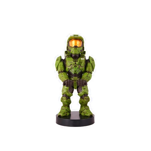 Exquisite Gaming: Halo: Master Chief - Mobile Phone & Gaming Controller Holder, Device Stand, Cable Guys, Xbox Licensed Figure, Green