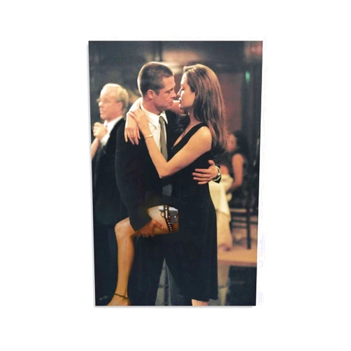 CHUANFENG Mr. & Mrs. Smith Movies Poster Canvas Art Poster And Wall Art Picture Print Modern Family Bedroom Decor Posters 08x12inch(20x30cm)