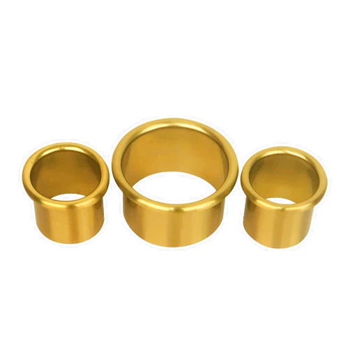 QUEESALN Hair Dryer Holder, Salon Hair Styling Station Organizer, 3pcs (Golden, Stainless Steel, Heat & Burn Resistant, Diameter: 3'' & 2'')