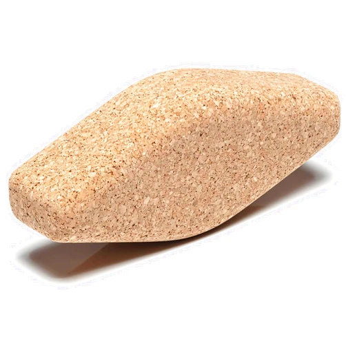 Go4Cork Cork Yoga Egg Block - Oval | 11 x 4 x 3