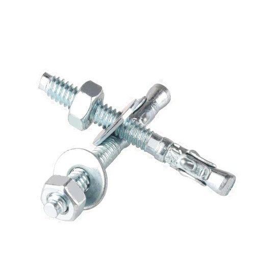 IFUCTYE 1/4 inch x 2-1/4 inch Concrete Anchor Bolts, 20PCS Stainless Steel Wedge Anchor Zinc Plated Heavy Duty Fastener for Concrete Cement and Concrete